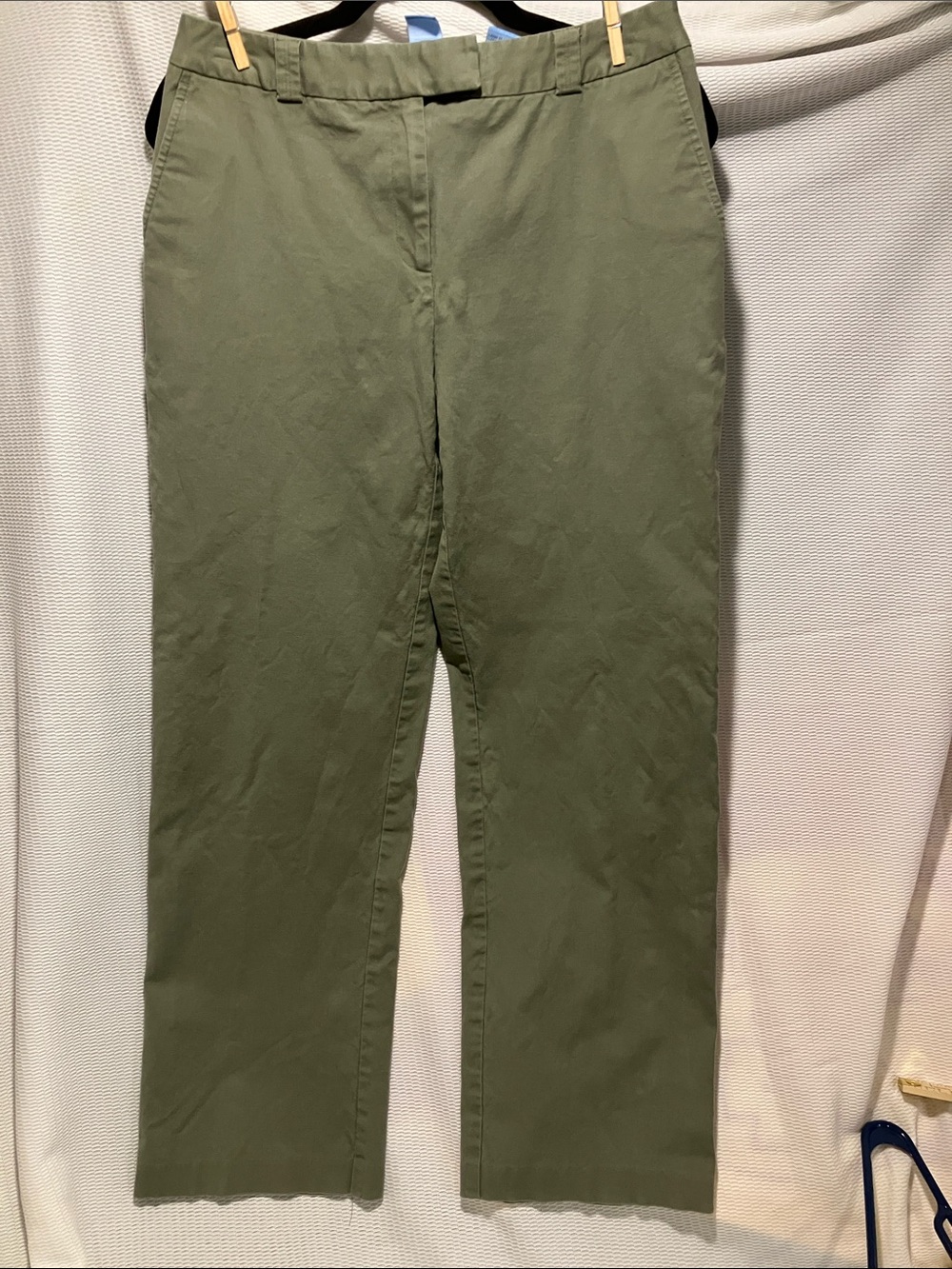 Evan Picone Olive Straight-Leg Trousers